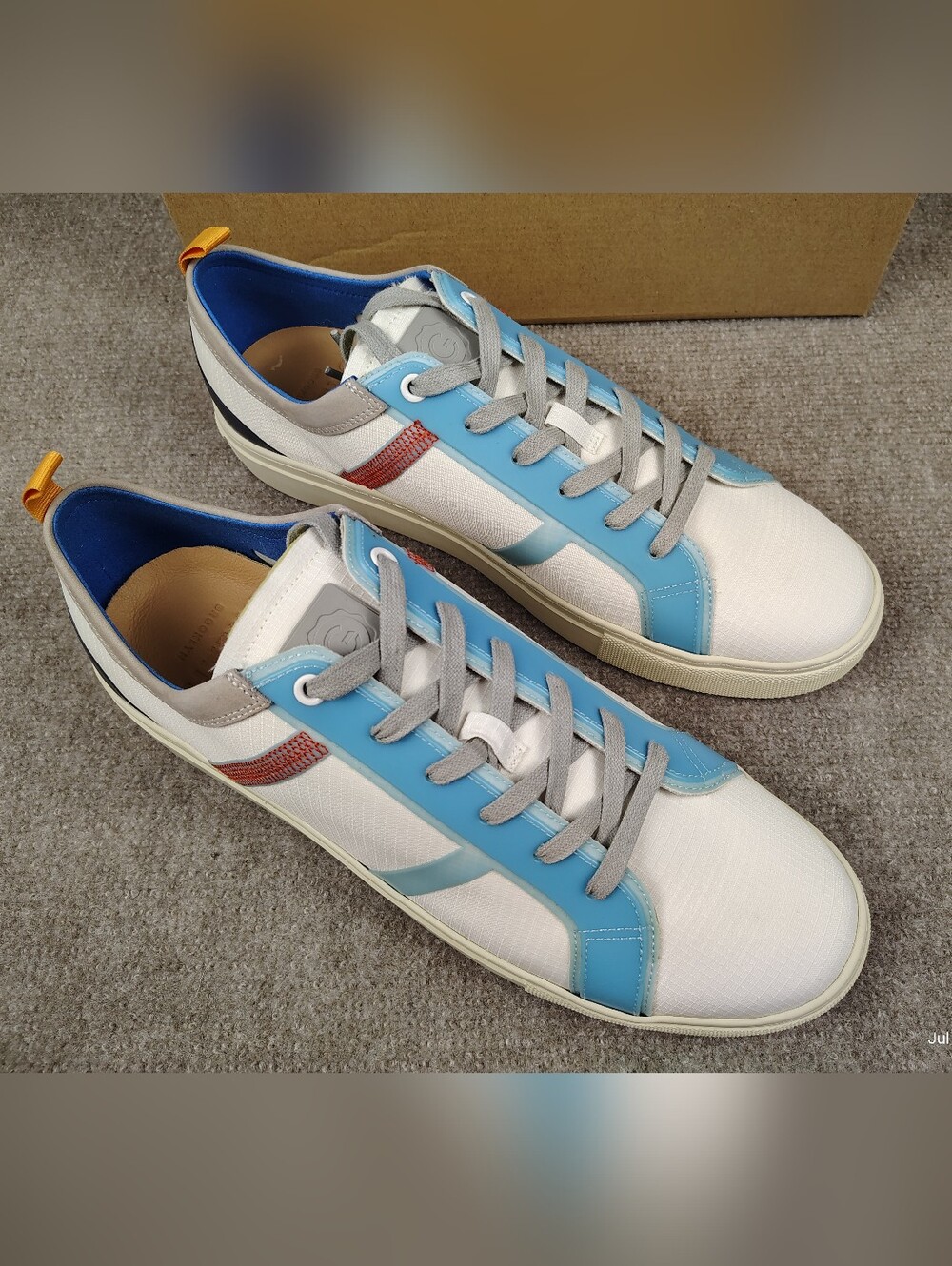 Men's GREATS Royale Tech Blanco Mul Sneakers White Size 13 US